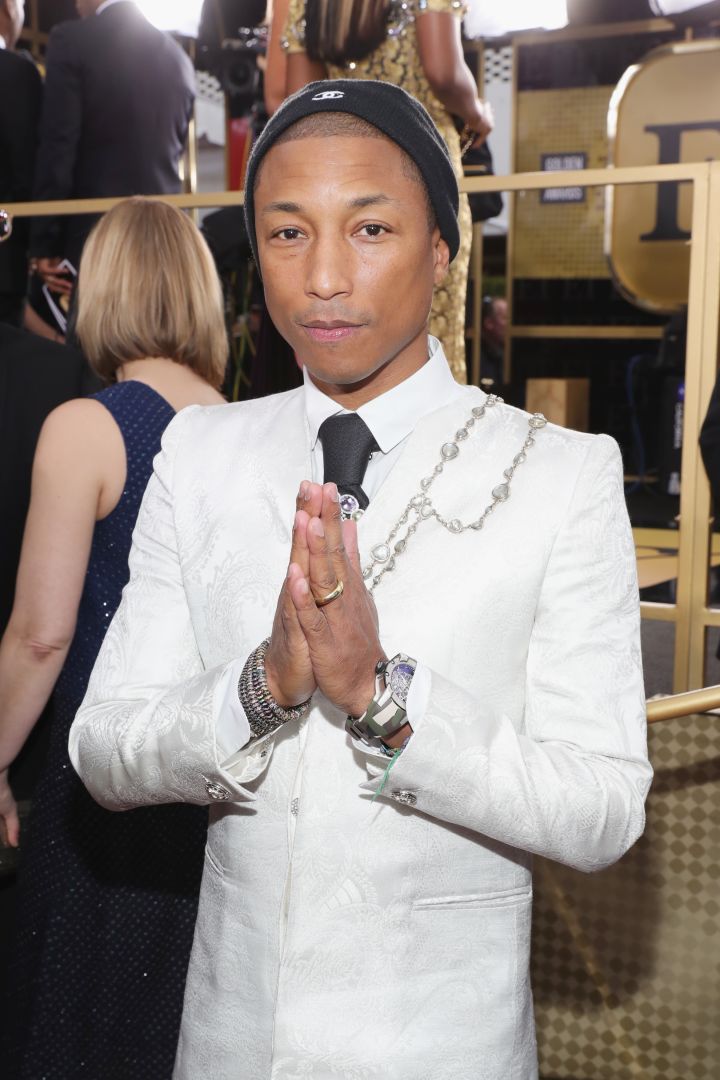 Who gets mad at Pharrell?