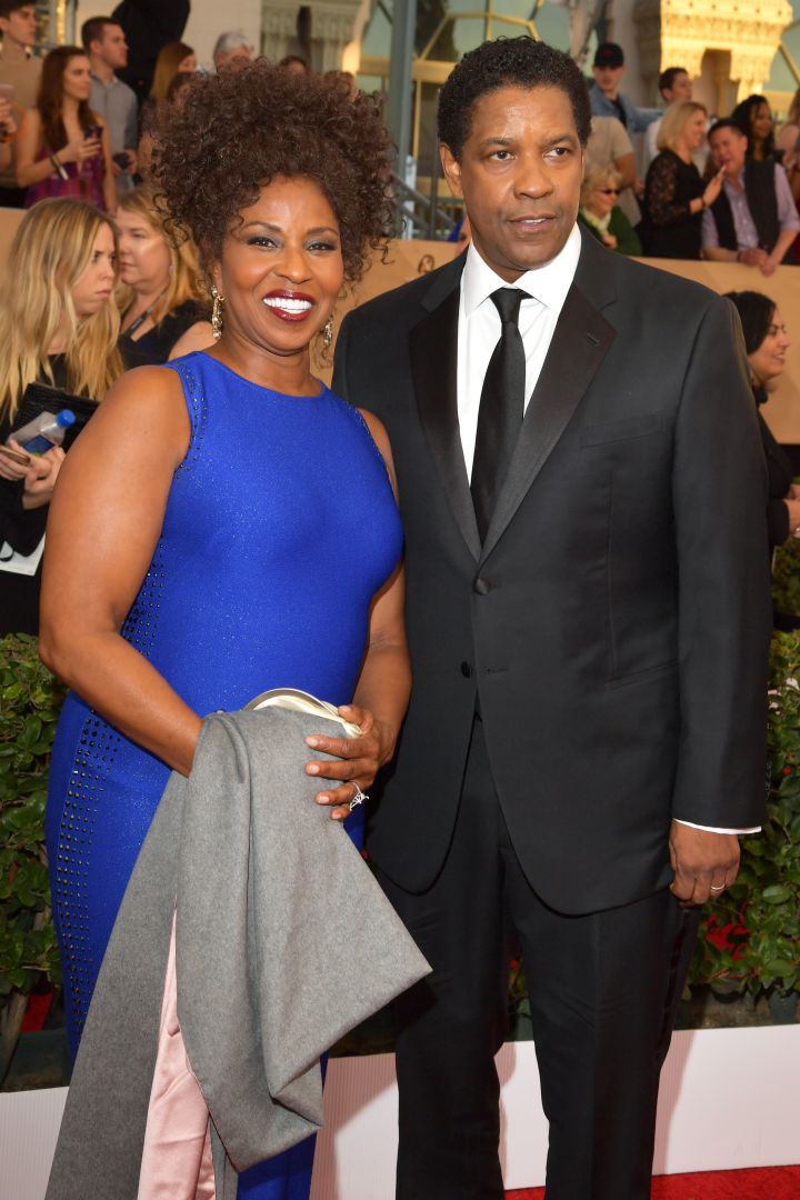 Denzel and Pauletta Washington brought black love to the SAGs.