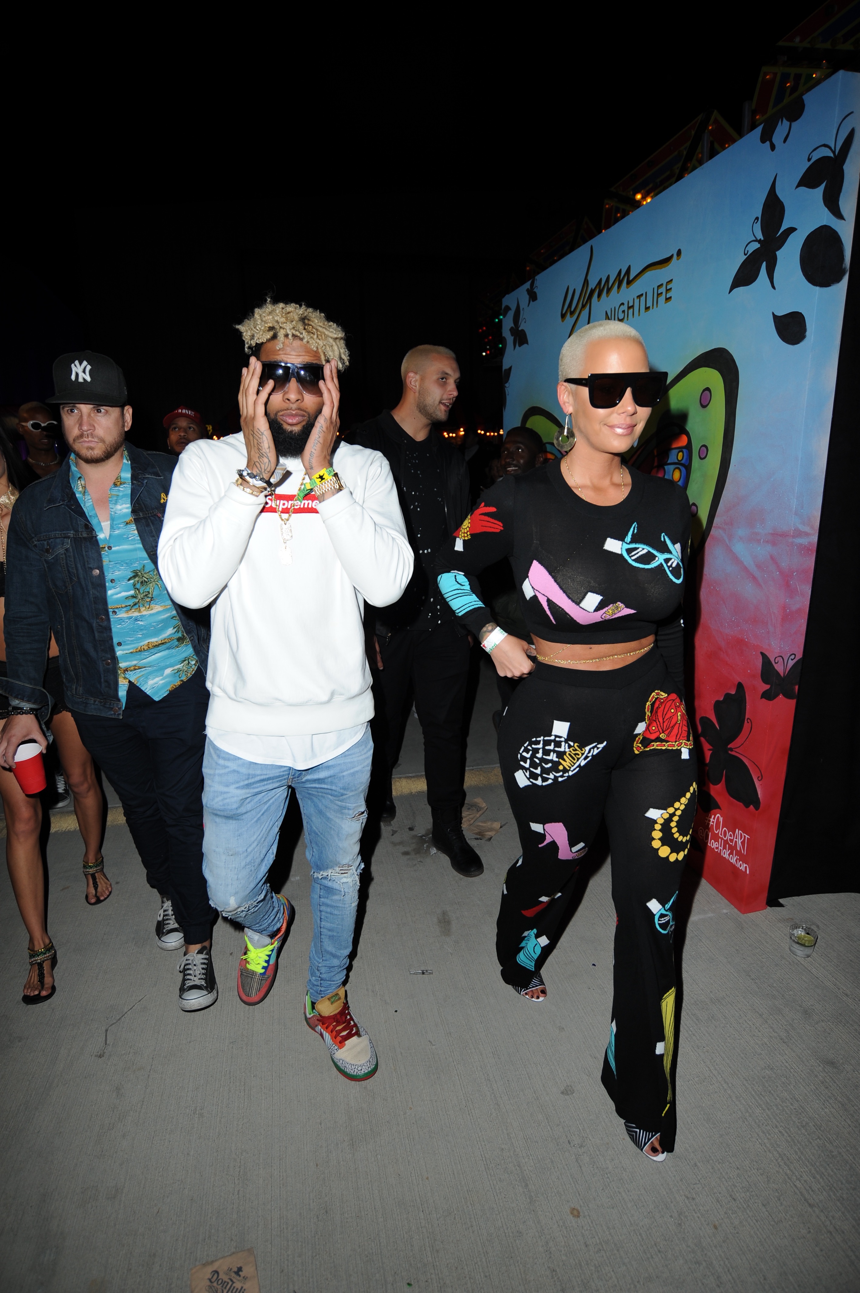 Amber Rose and Odell Beckham, Jr. at Coachella 2017