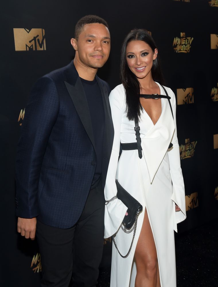 Trevor Noah and Jordyn Taylor