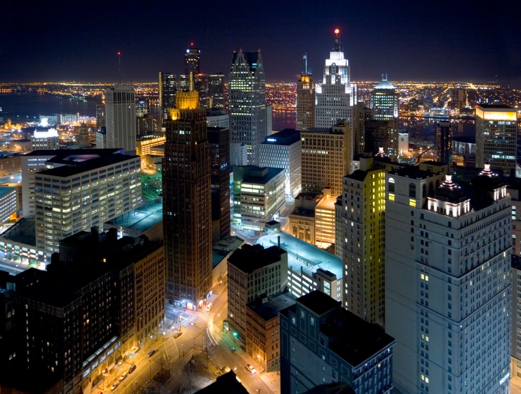 View of Detroit from Book Tower