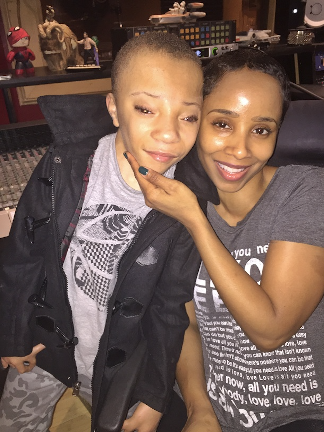 Vivian Green and son Jordan