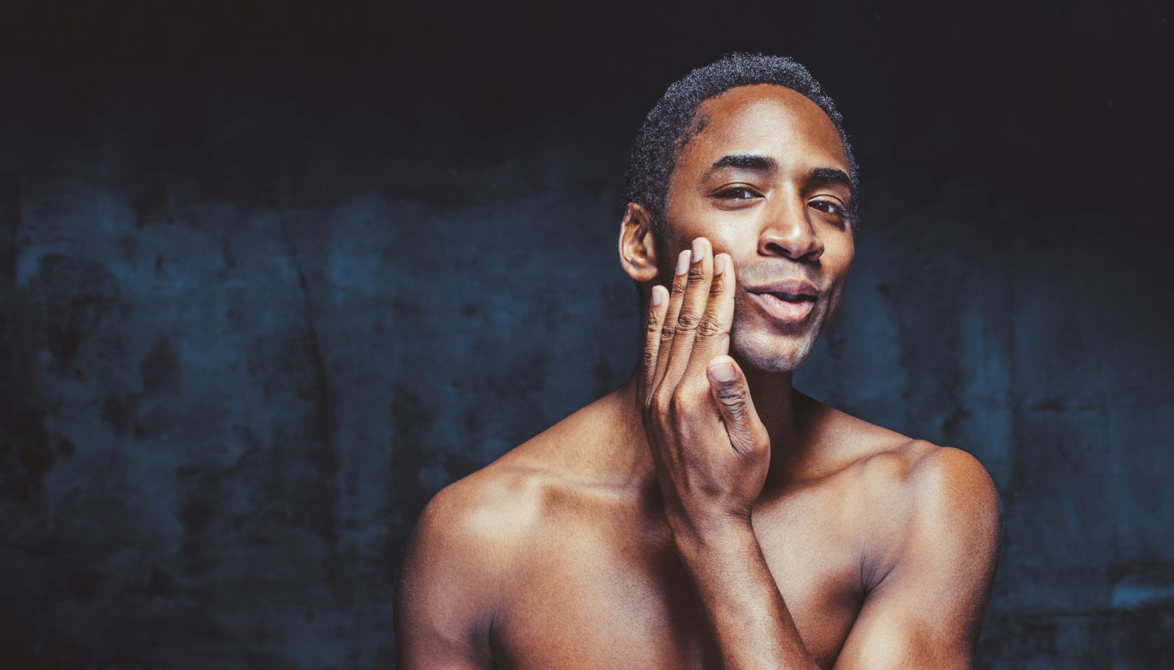 young handsome african-american man