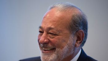 Carlos Slim press conference in Mexico