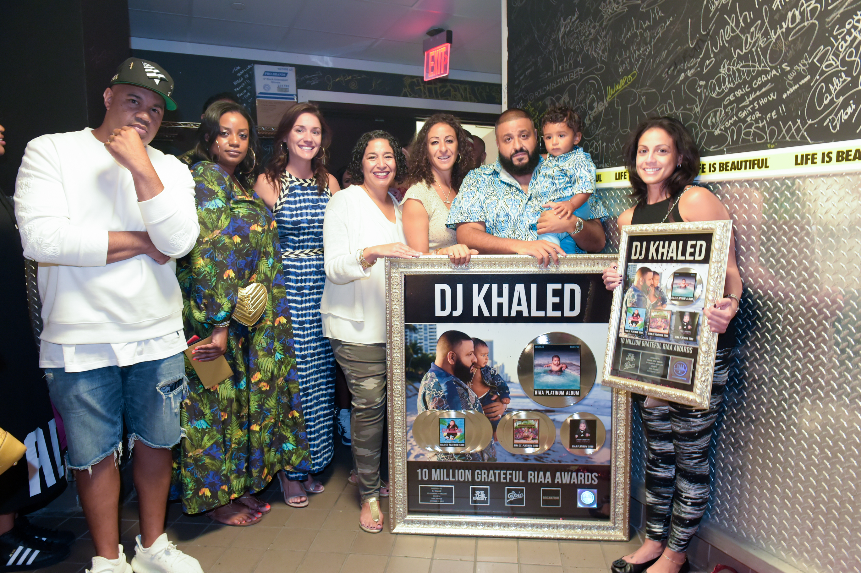 Asahd Khaled's 1st Birthday part | LIV