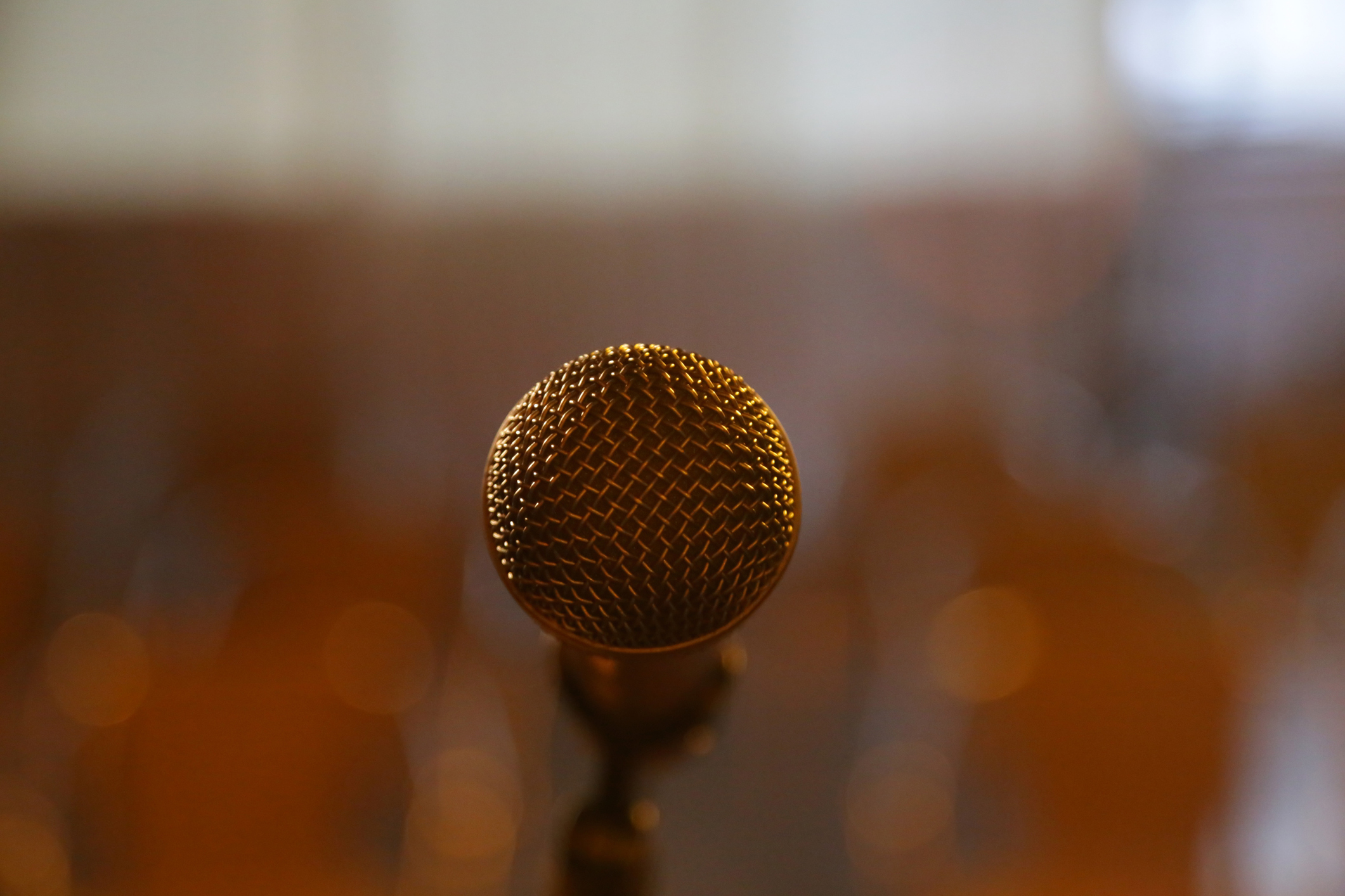 Close-Up Of Microphone