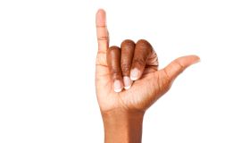 Letter Y in American Sign Language