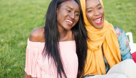 #MuslimGirls Sharing A Laugh During A Picnic