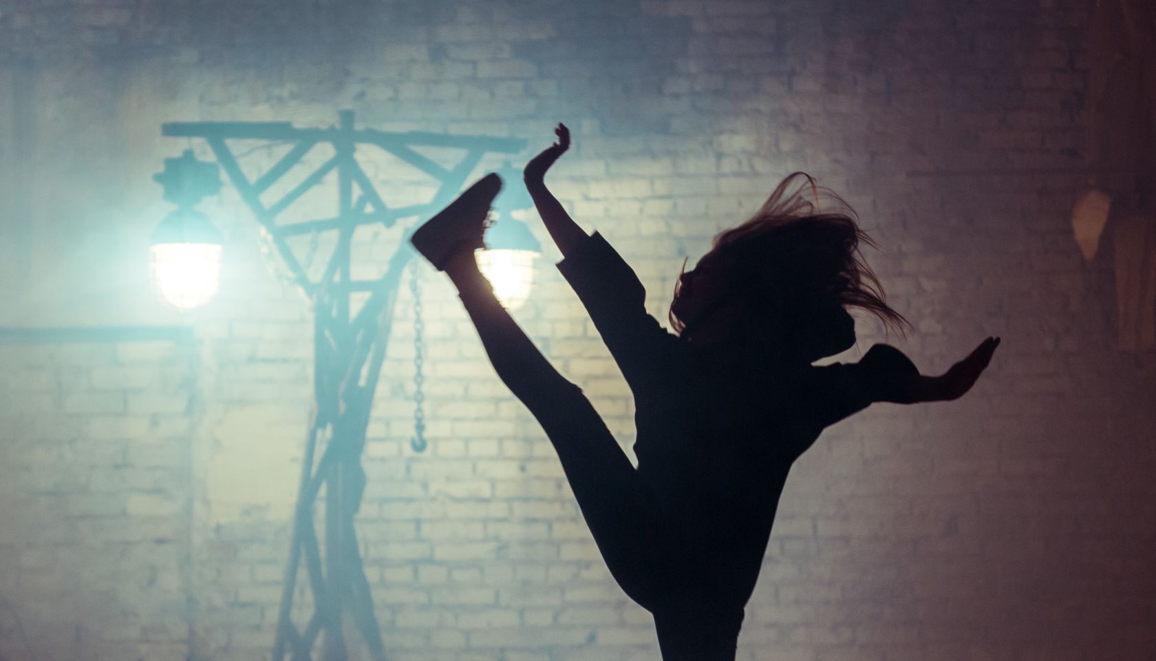 Girl is Dancing Modern Street Dance