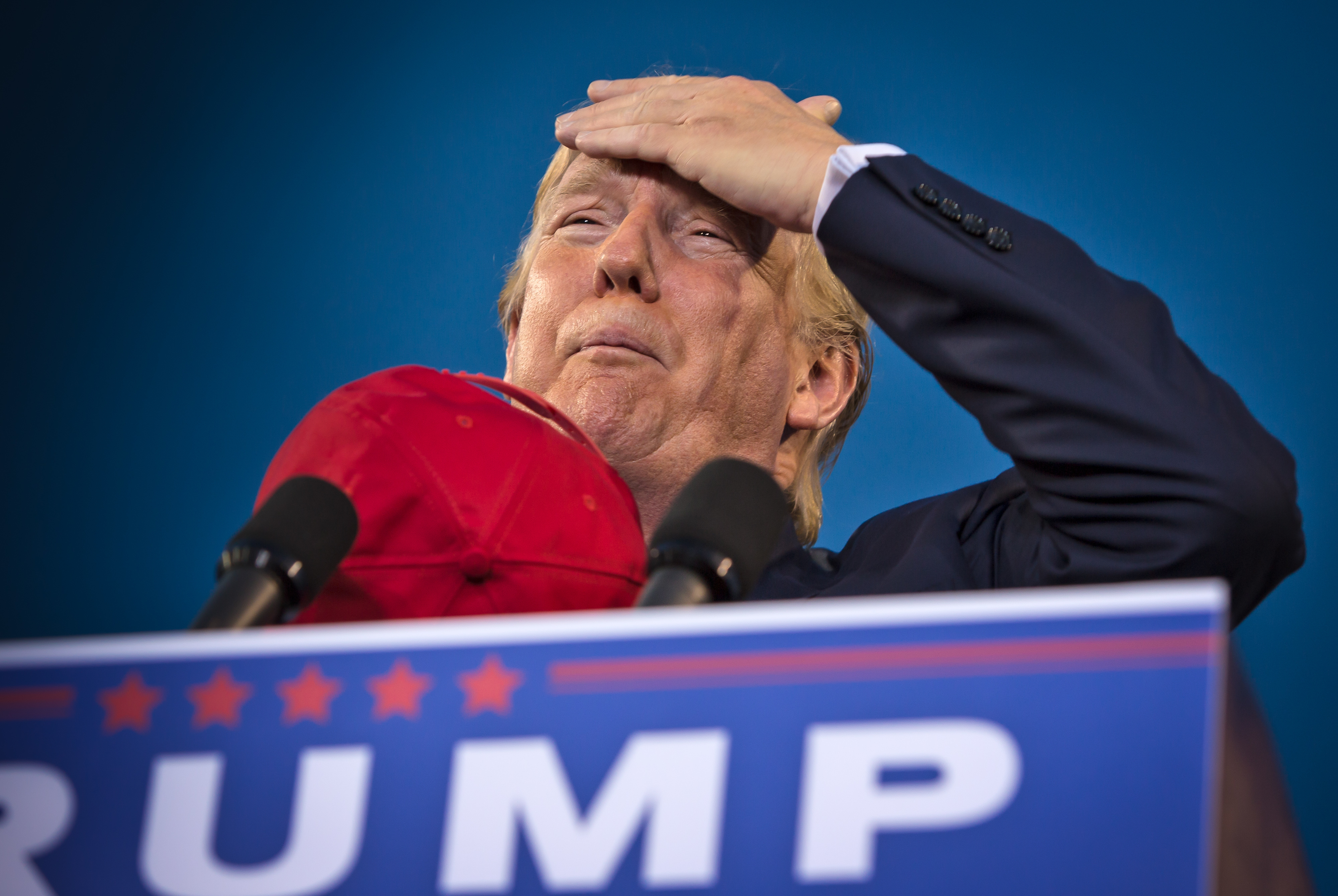 Republican Presidential Candidate Donald Trump's Rally in Mobile Alabama