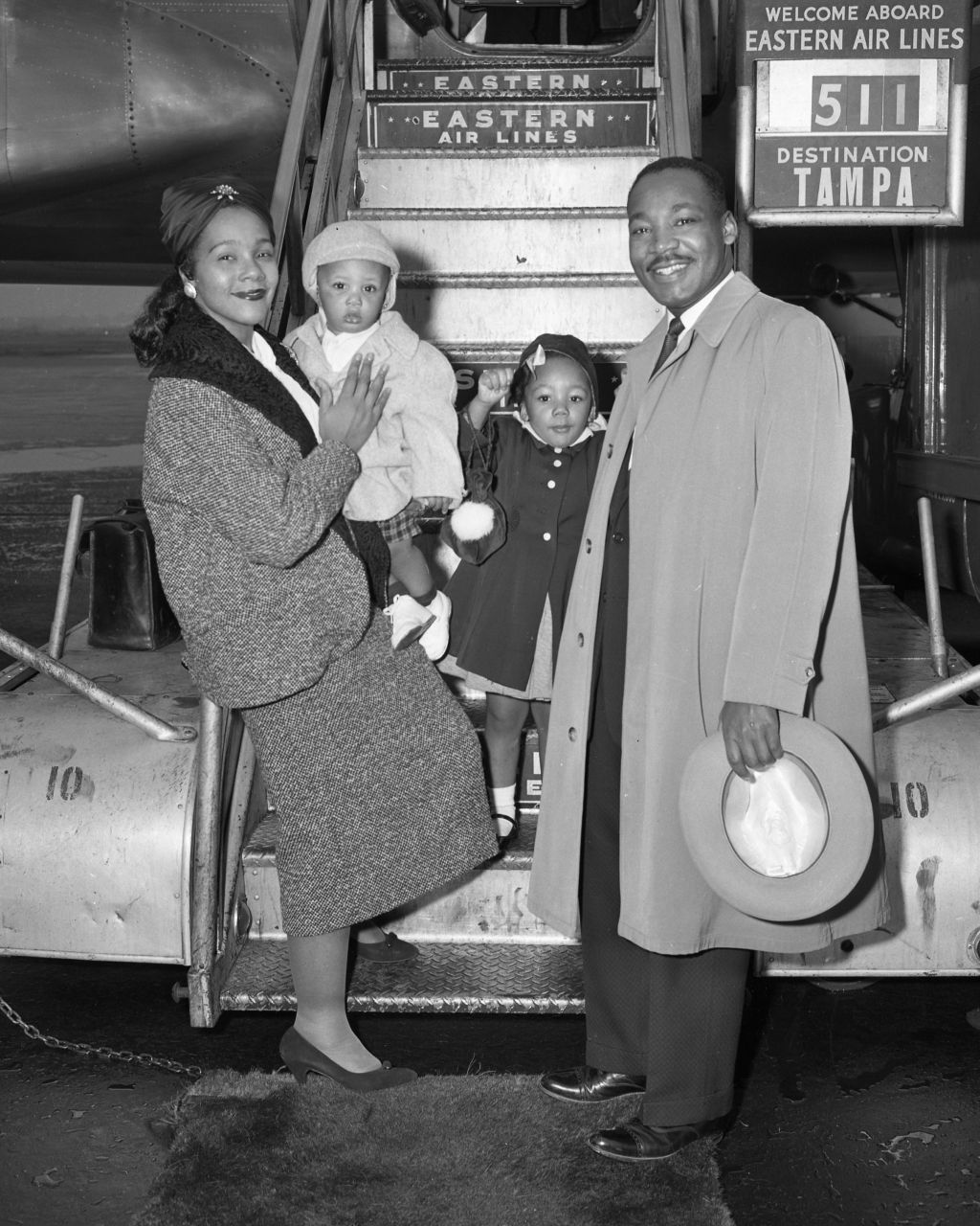Reverend Martin Luther King Jr. and family