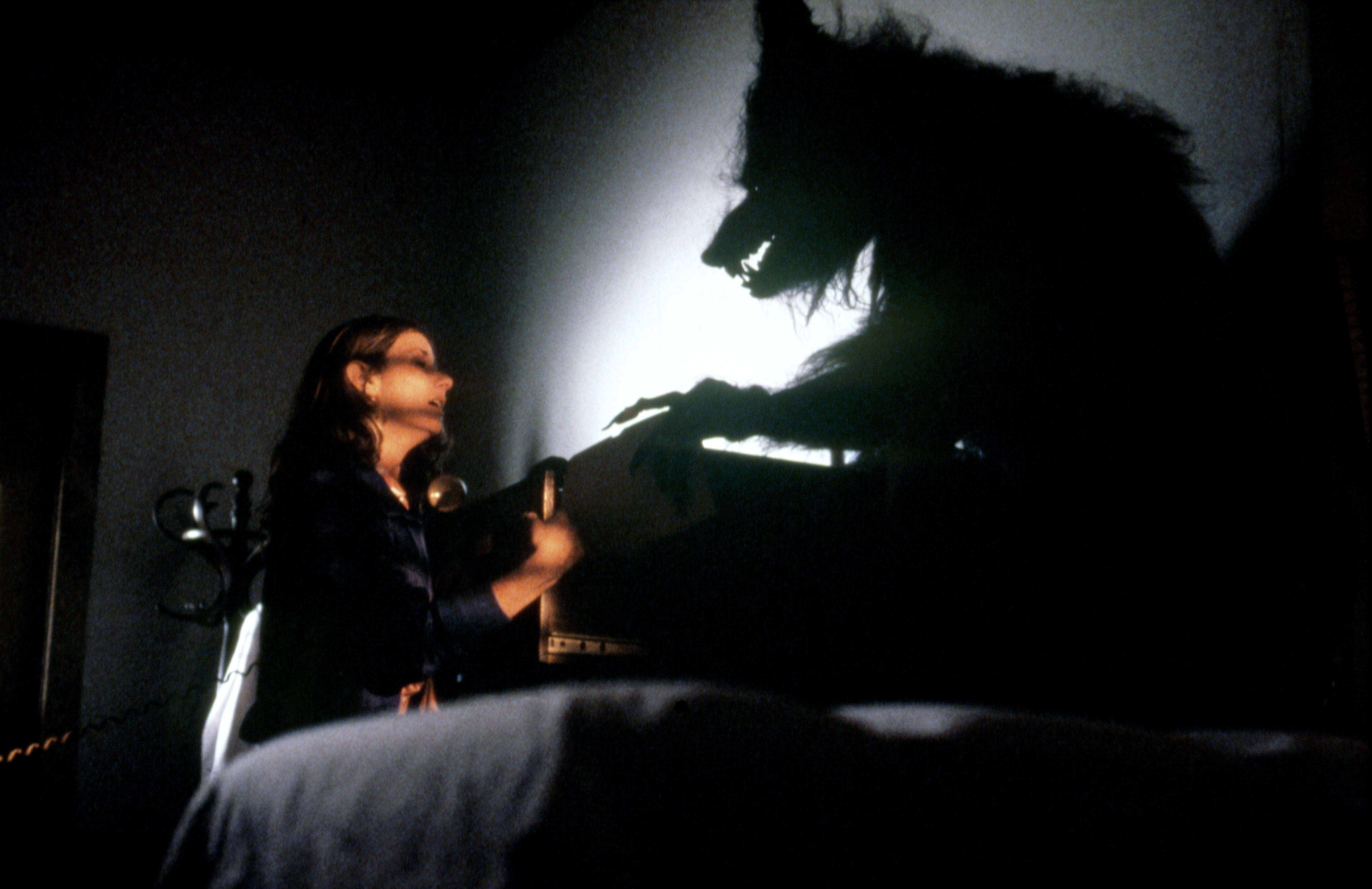 On the set of The Howling