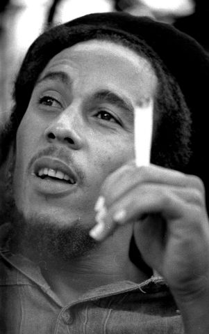 Bob Marley at Home in Jamaica