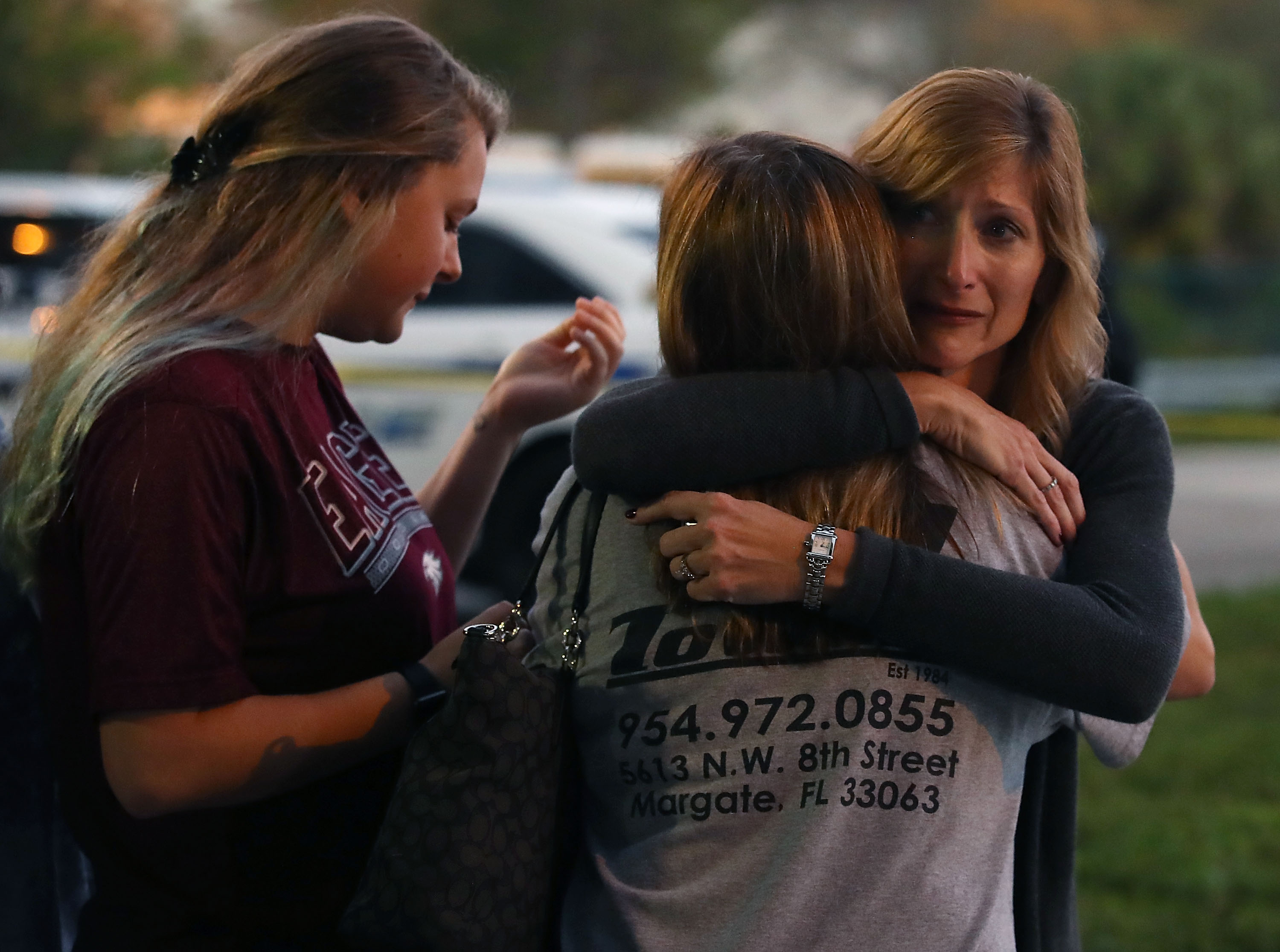 Florida Town Of Parkland In Mourning, After Shooting At Marjory Stoneman Douglas High School Kills 17