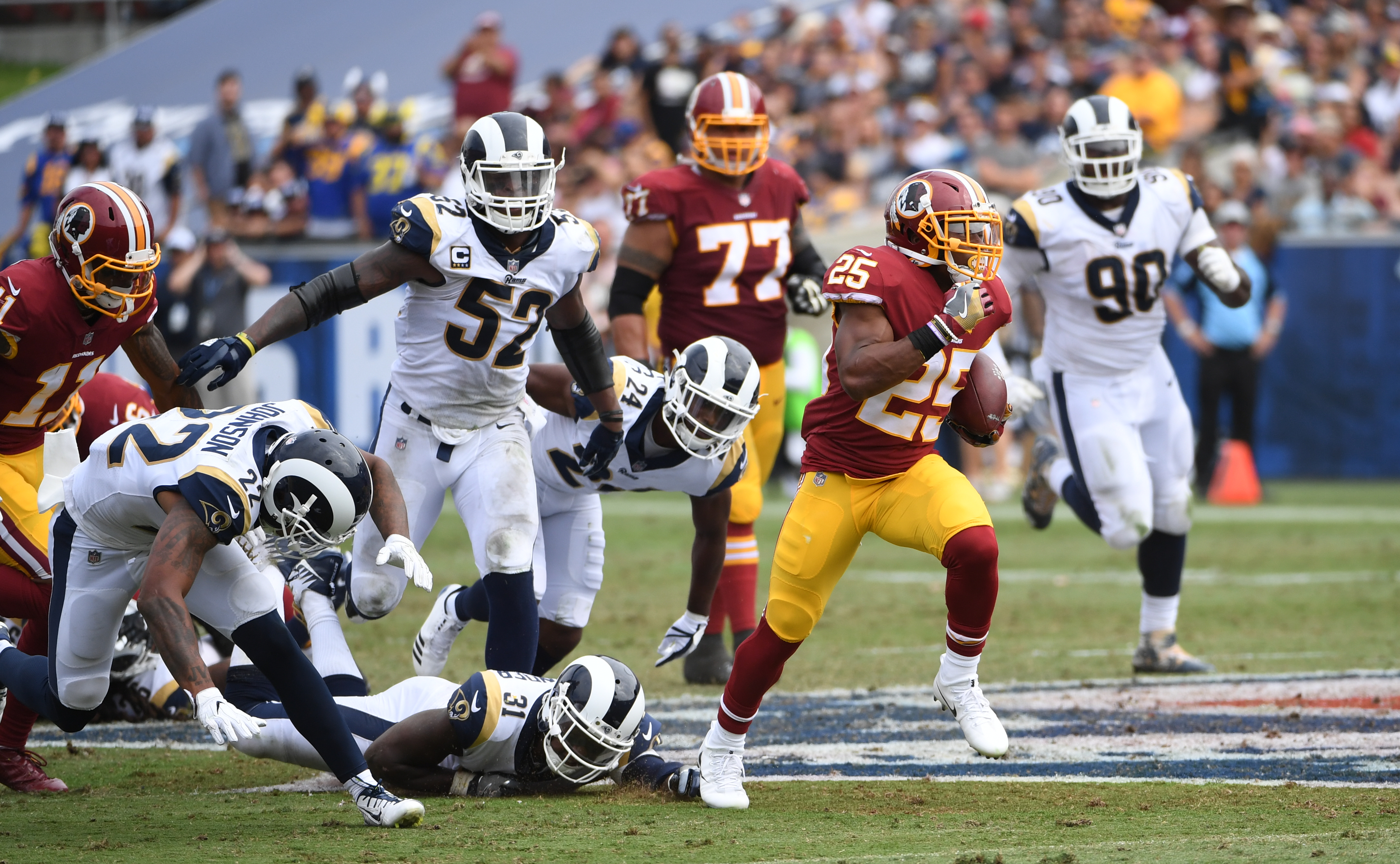 NFL-Washington Washington Football Team at Los Angeles Rams