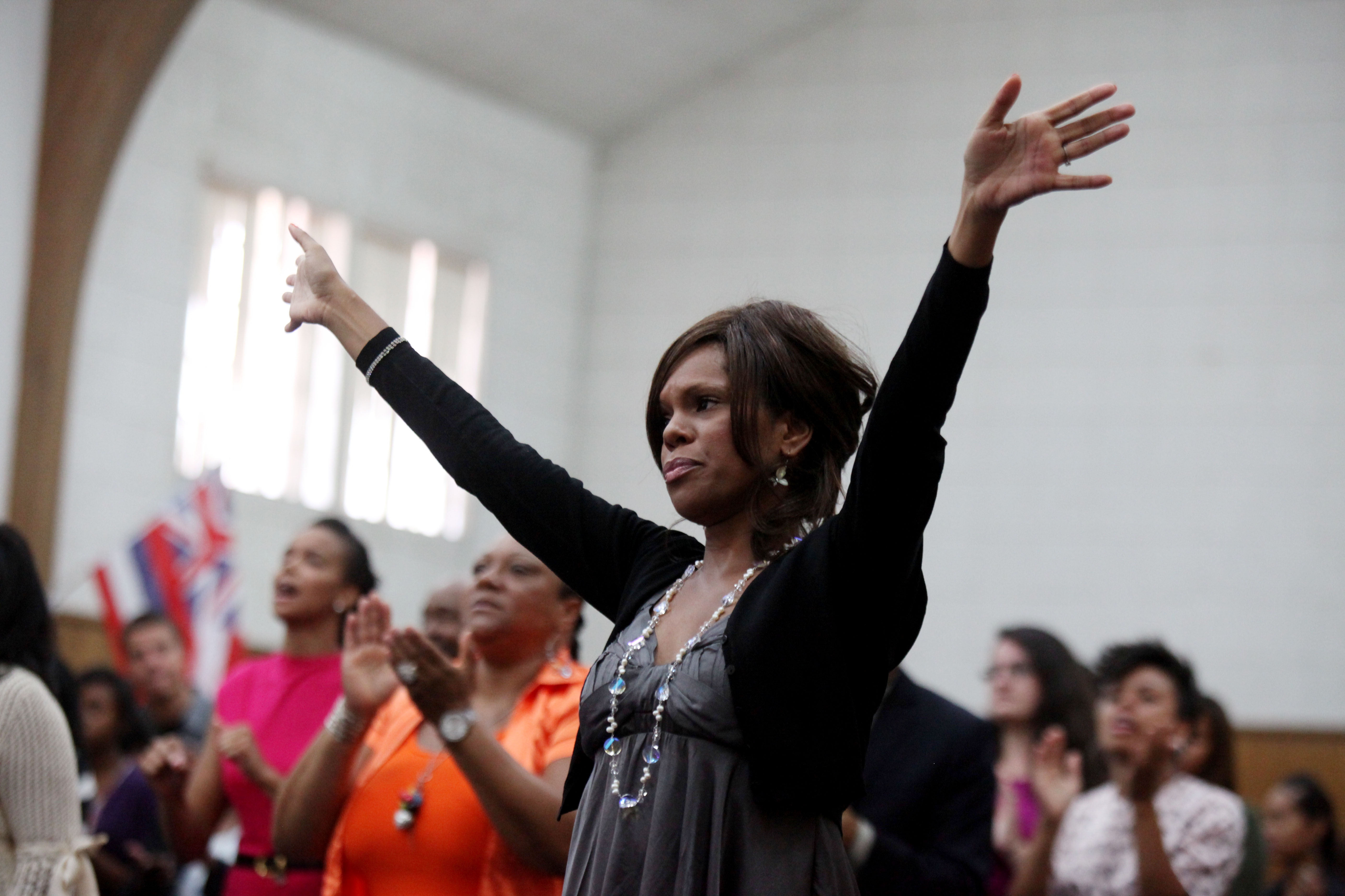 USA: Religion: Worshipers at Revival Church
