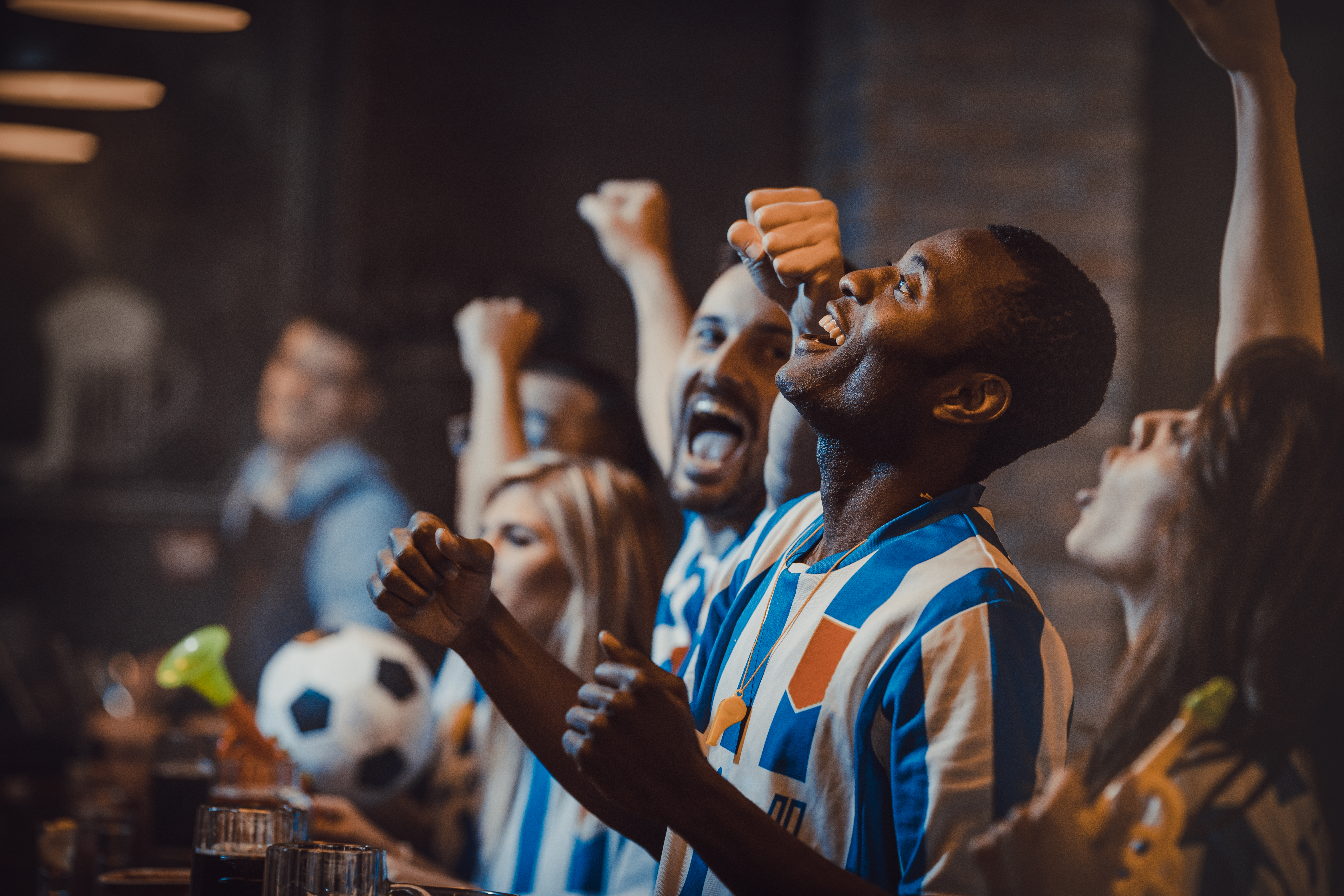 Yaaaaay, our team has won the soccer match!