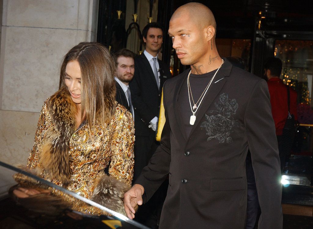 Chloe Green and Jeremy Meeks leave the Bristol Hotel