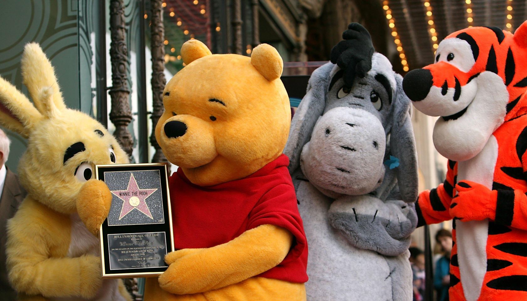 Winnie The Pooh Receives A Star On Hollywood Walk of Fame