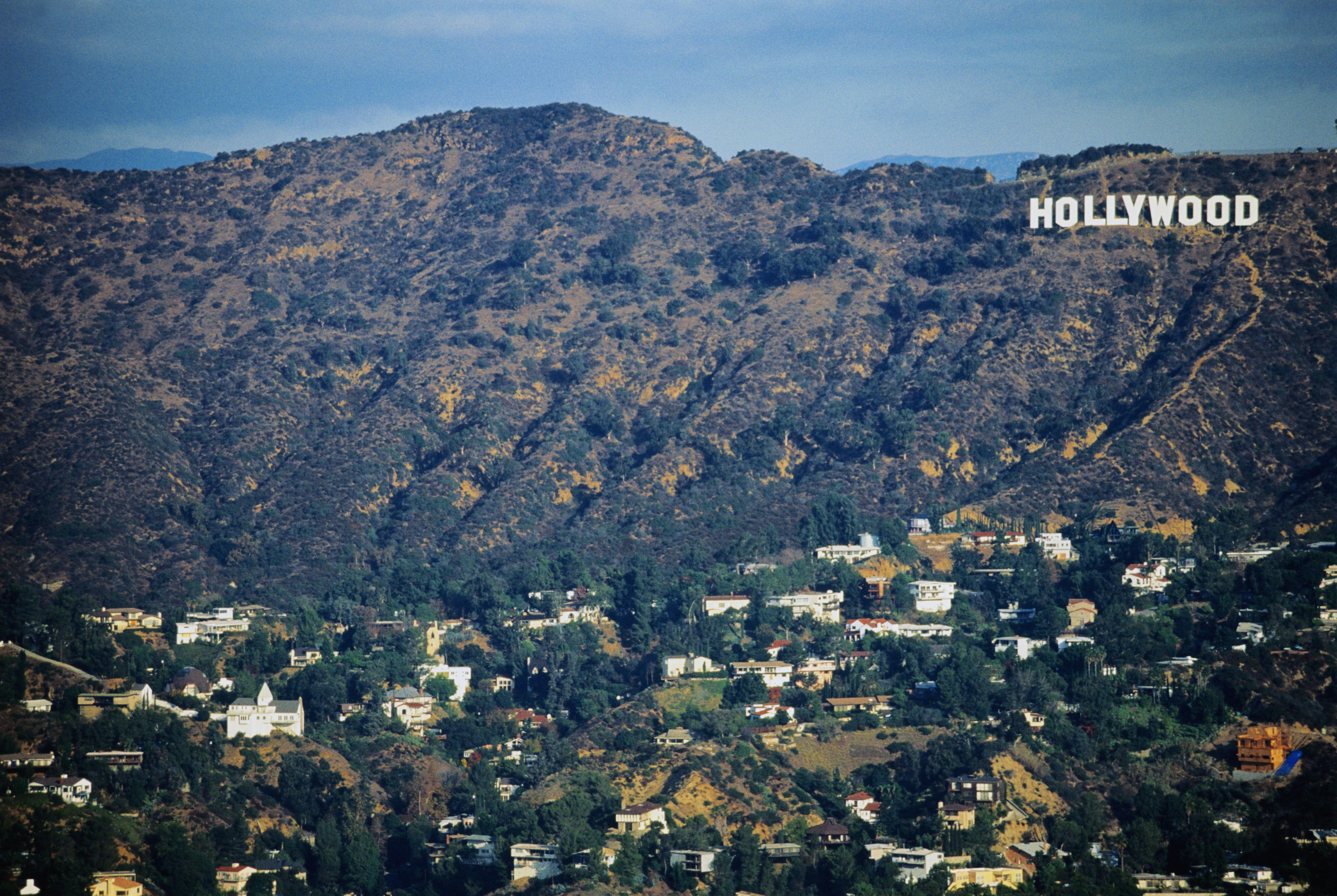 Hollywood Sign on hillside