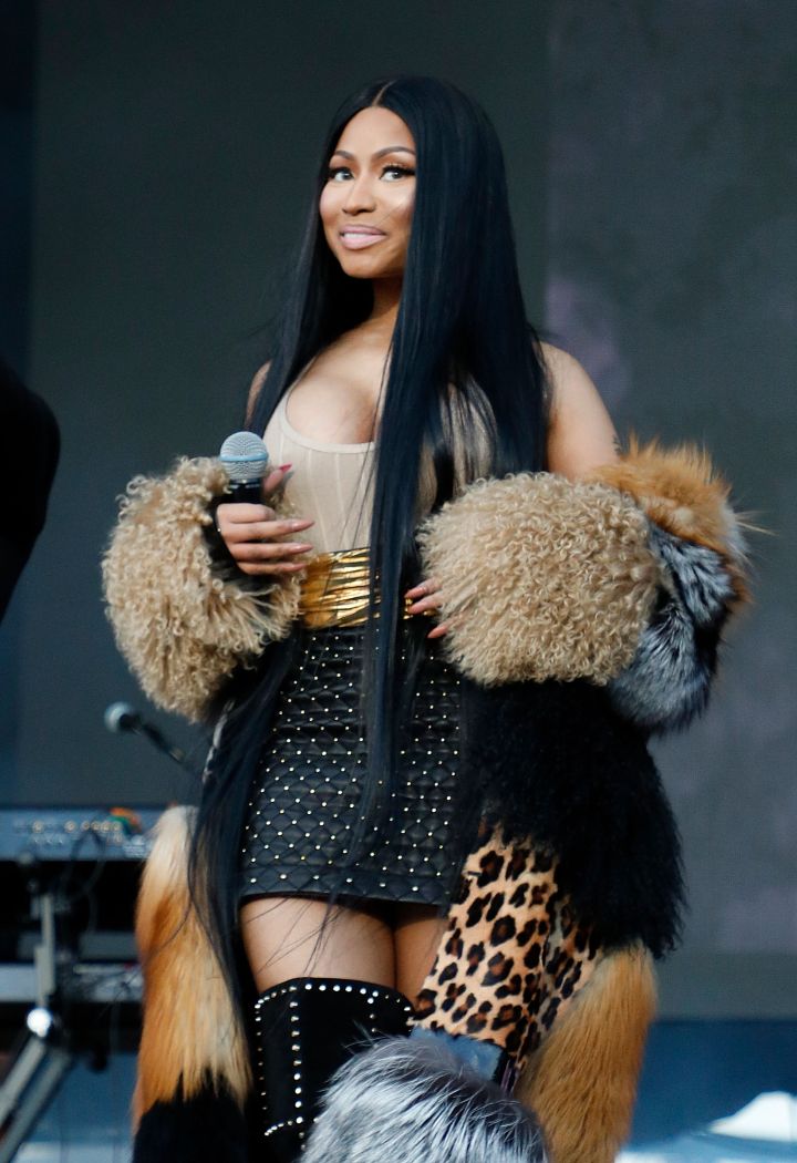 Nicki Minaj in her Furs