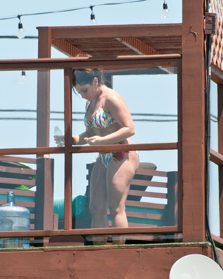 'Jersey Shore's Denna in a bikini at the be