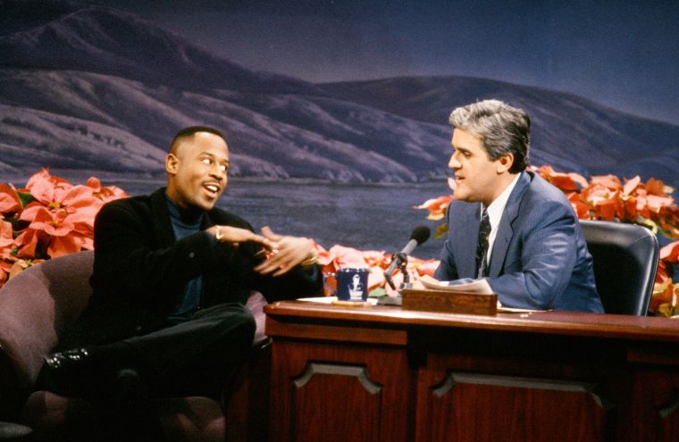 Martin is interviewed by Jay Leno.