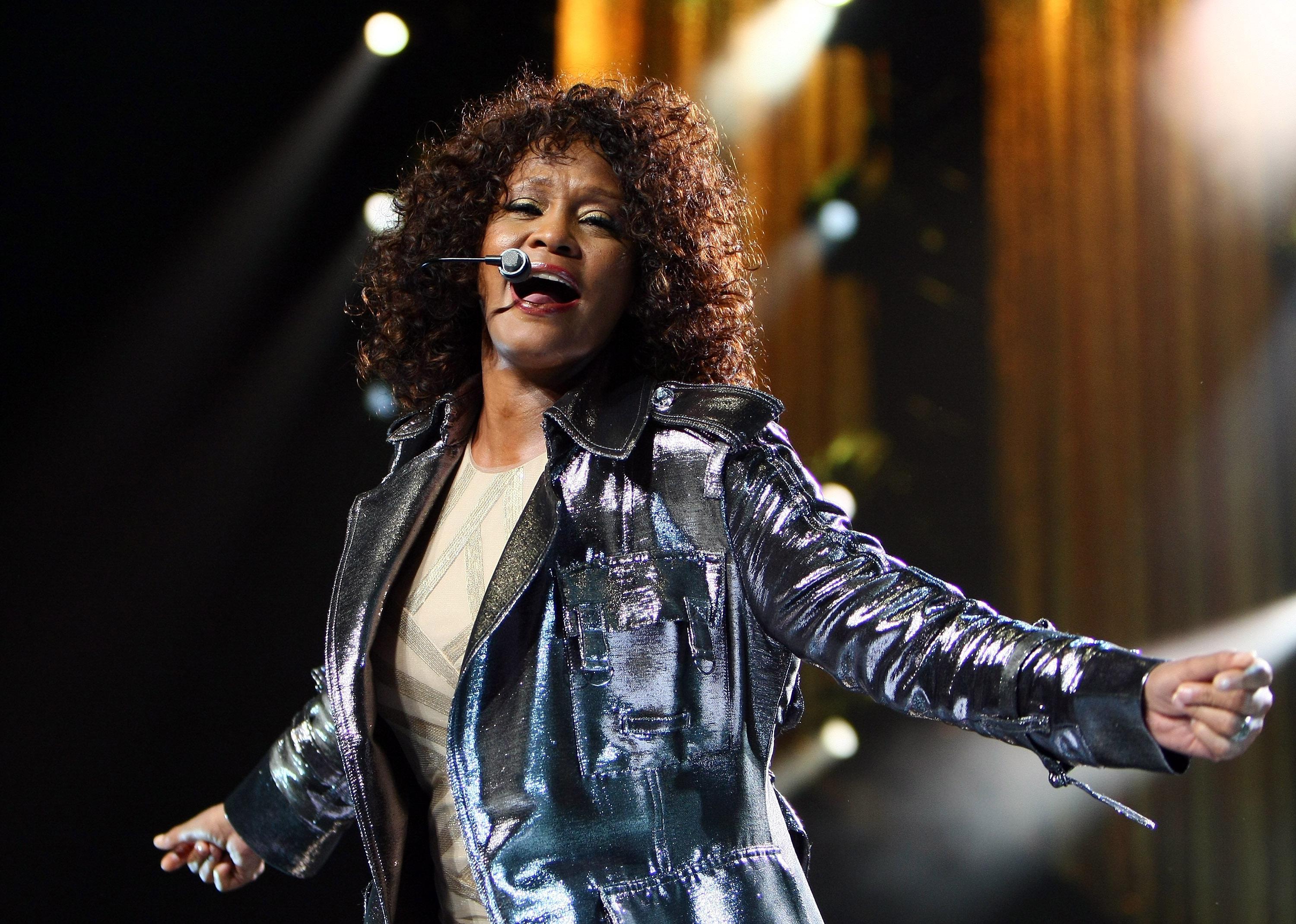 Whitney Houston Performs At Acer Arena In Sydney