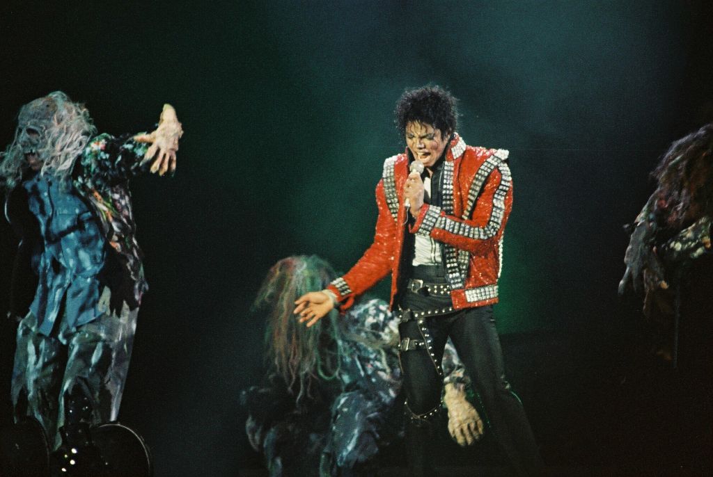 Michael Jackson Performs At Wembley