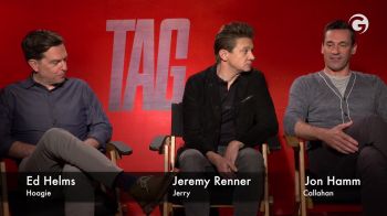 Ed Helms, Jeremy Renner and Jon Hamm