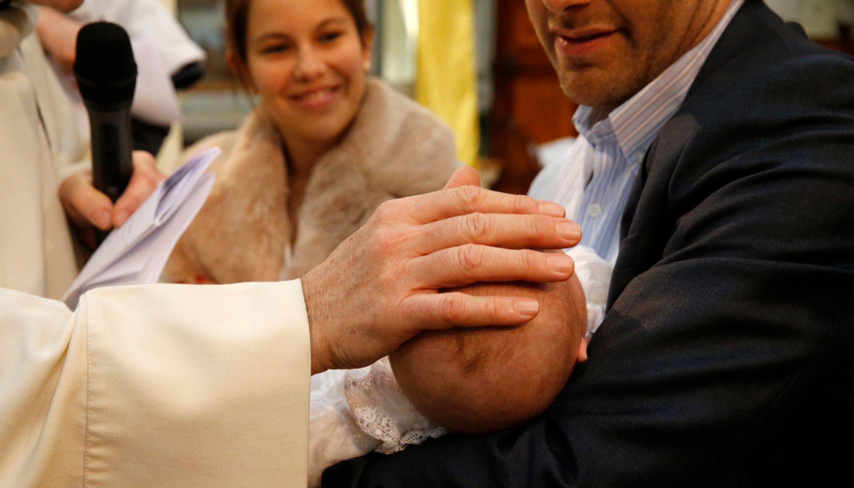 Baptism in a catholic church