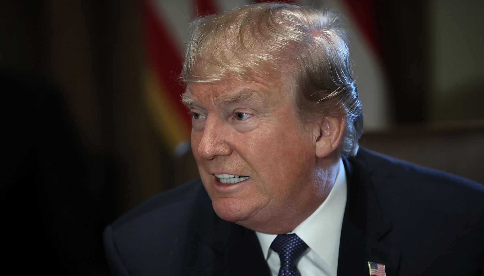 President Trump Holds Cabinet Meeting At The White House