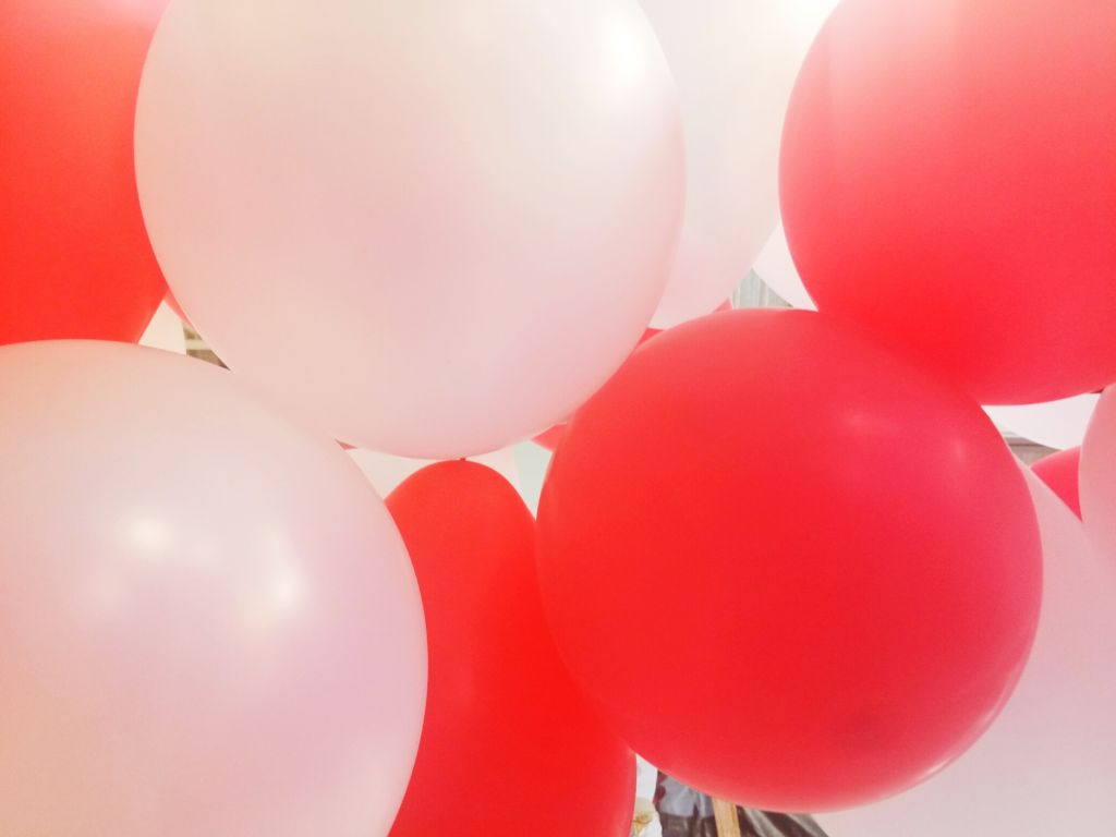 Full Frame Shot Of Helium Balloons