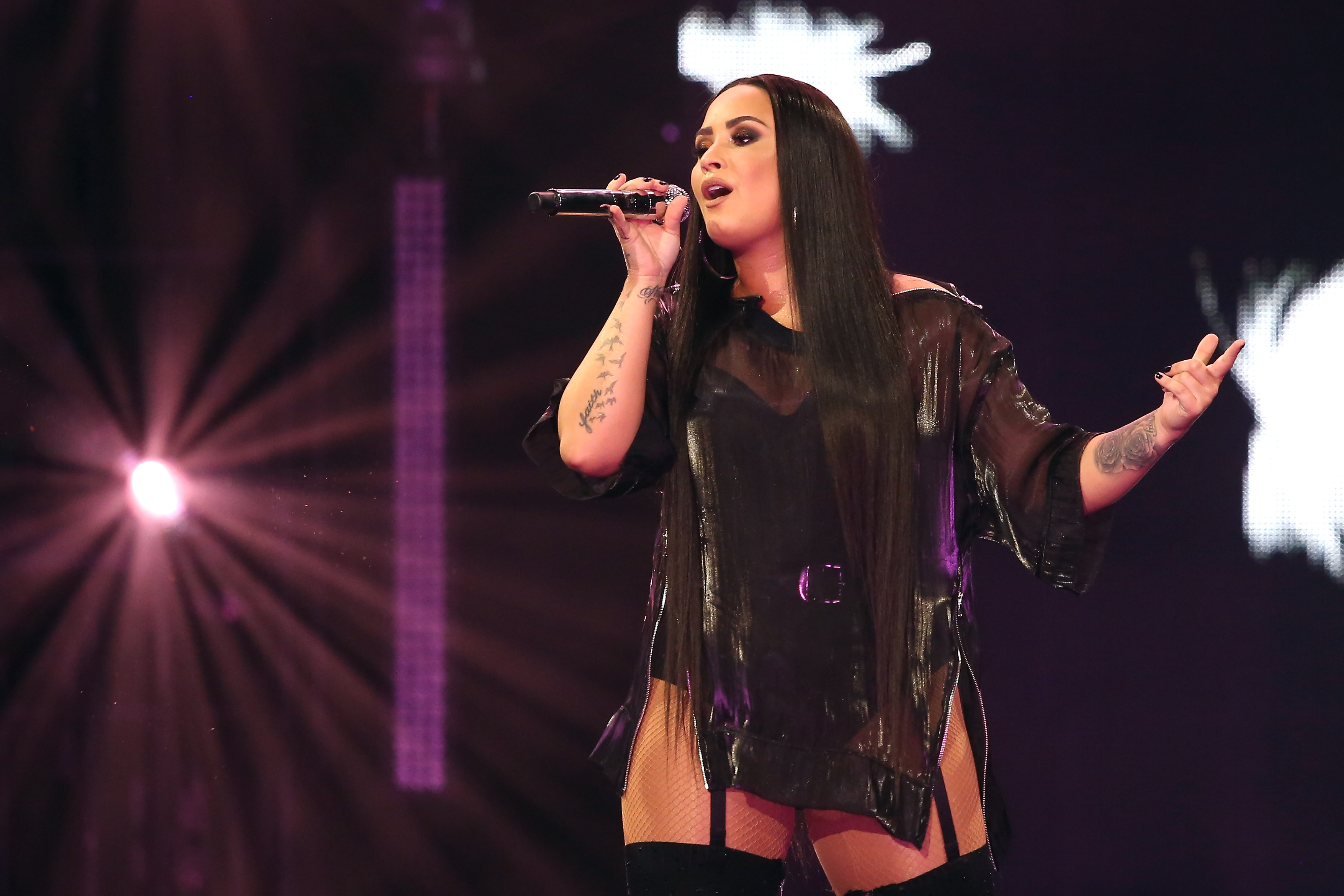 Demi Lovato Performs at The O2 Arena