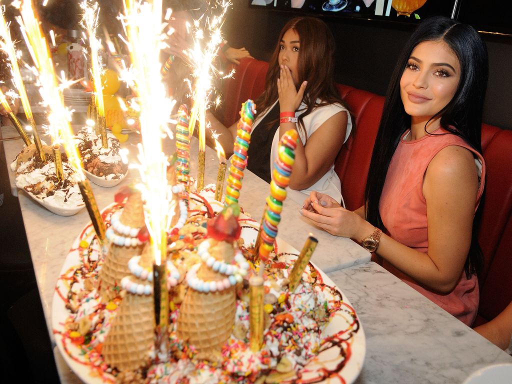 Kylie Jenner Hosts Grand Opening Of Sugar Factory American Brasserie Orlando At I-Drive 360