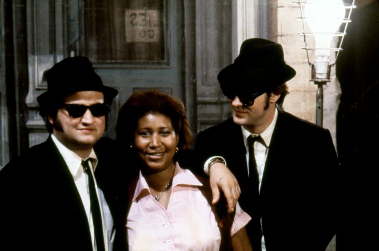 The Queen with John Belushi & Dan Akroyd