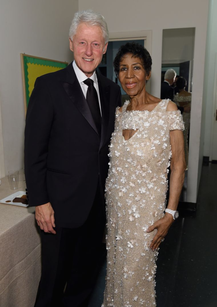 Aretha Franklin & Bill Clinton