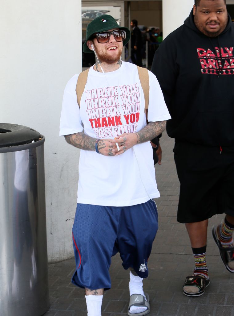 Mac hits up LAX.