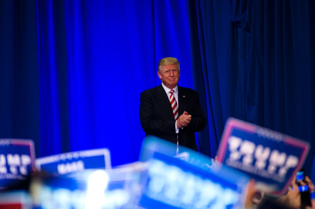 Donald Trump Holds Rally In West Bend, Wisconsin