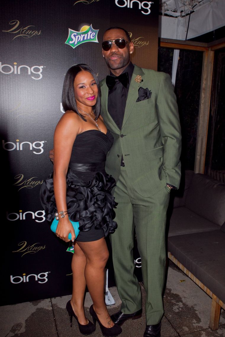Lebron James and Savannah James