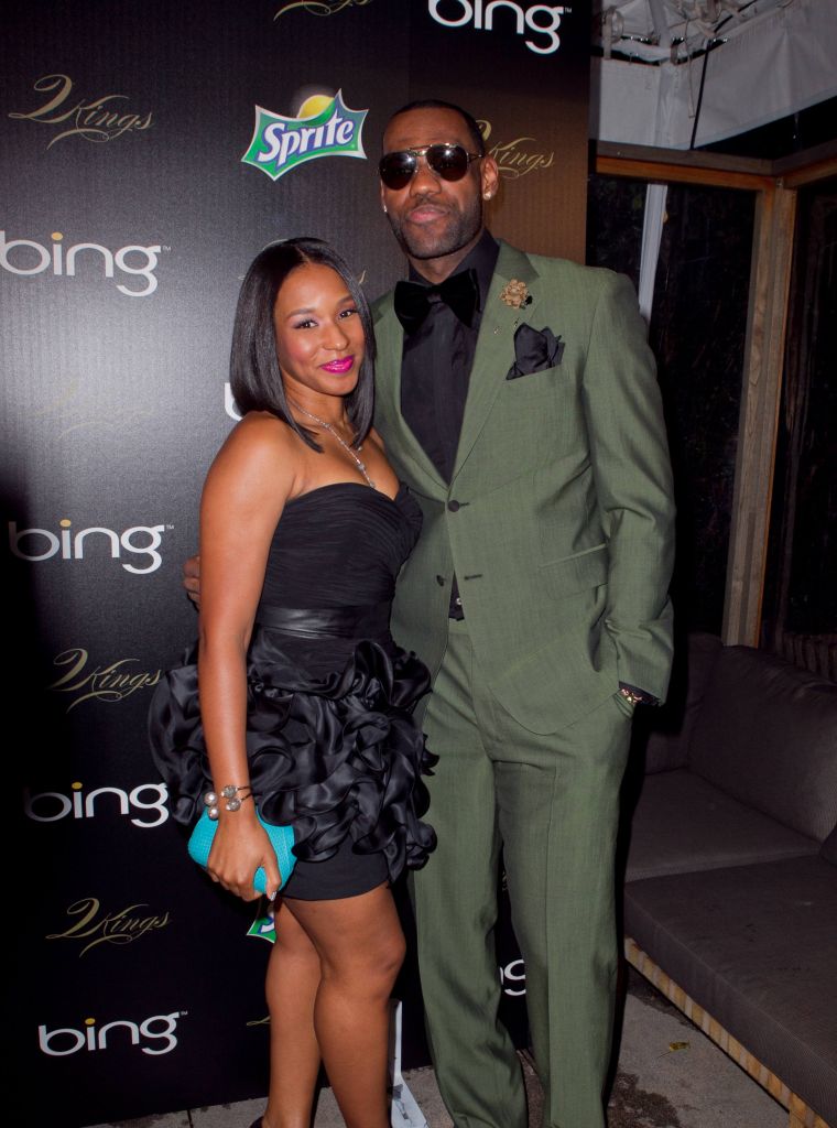 Lebron James and Savannah James