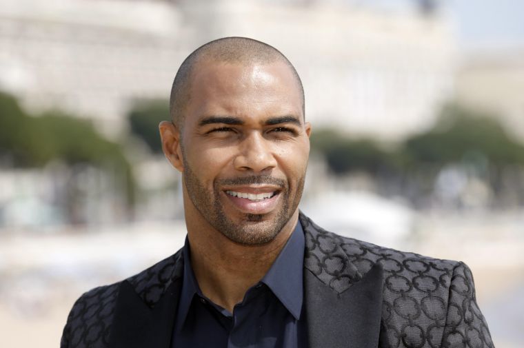 Omari Hardwick poses for a picture on set for the TV Series 'Power'