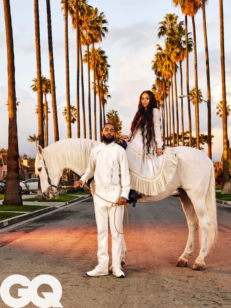 Lauren London and Nipsey Hussle