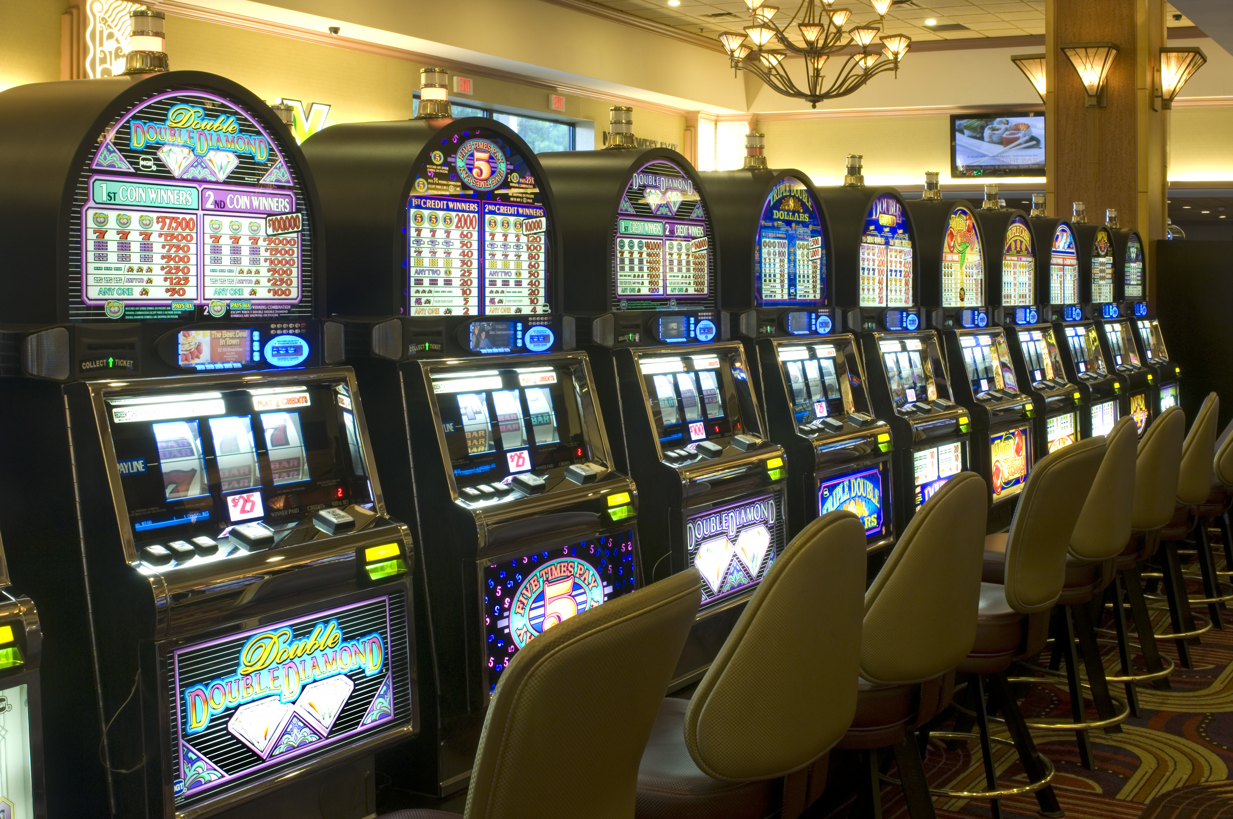 USA, Florida, Coconut Creek, Seminole Casino, Slot Machines