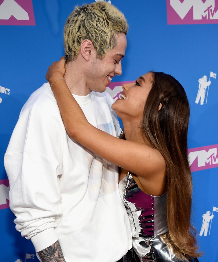 Ariana and one of her many VMA dates.