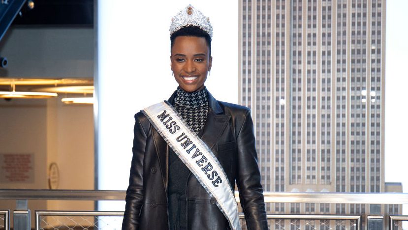 Empire State Building Hosts Miss Universe 2019 Zozibini Tunzi