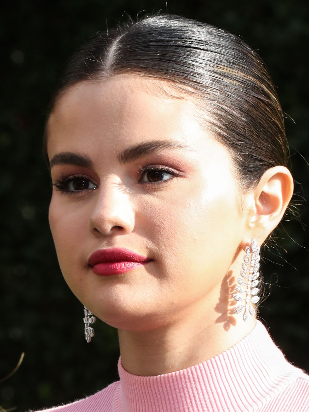 Singer Selena Gomez wearing Givenchy arrives at the Los Angeles Premiere Of Universal Pictures&apos; &apos;Dolittle&apos; held at the Regency Village Theatre on January 11, 2020 in Westwood, Los Angeles, California, United States.