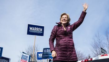 Presidential Candidate Elizabeth Warren Casts Her Vote In Massachuestts Primary On Super Tuesday
