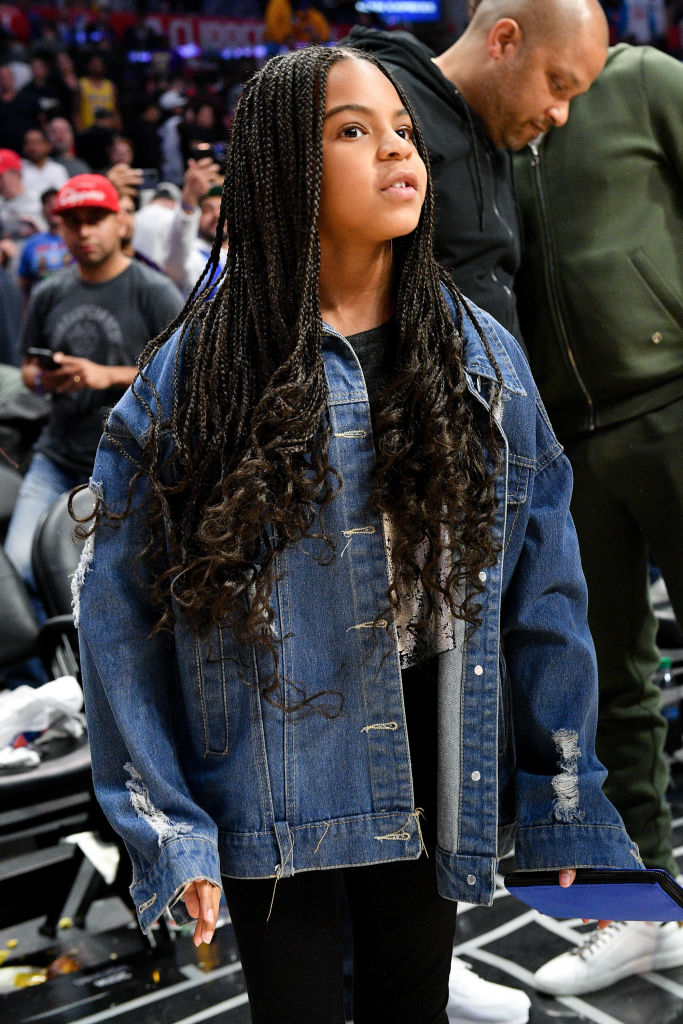 Celebrities At The Los Angeles Clippers Game