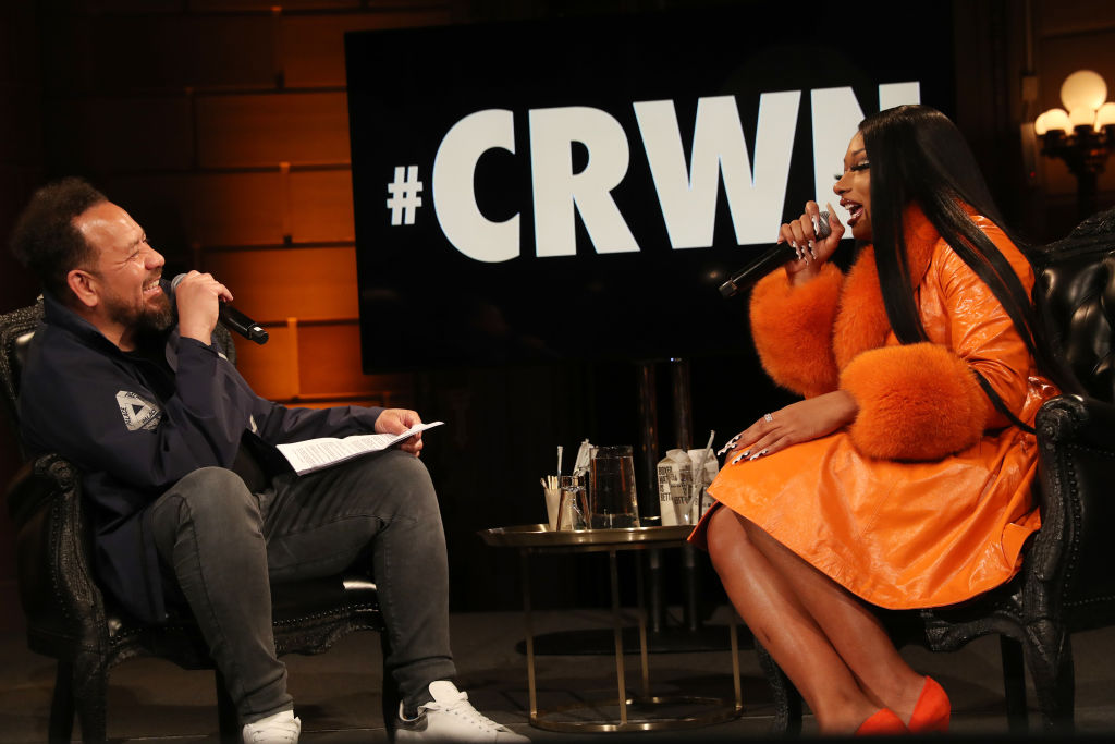 Megan Thee Stallion joins Elliott Wilson for an exclusive CRWN interview in NYC